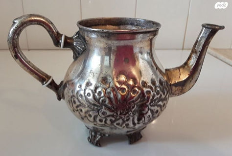 קנקן ענתיק חתום מוכסף
