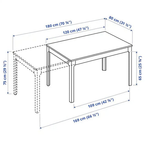 IKEA שולחן+4 כיסאות