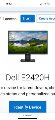 מסך דל dell 24 אינץ