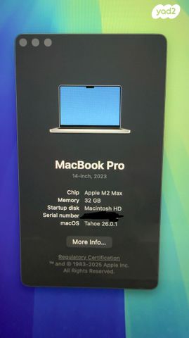 Macbook M2 Max 32GB + 1TB