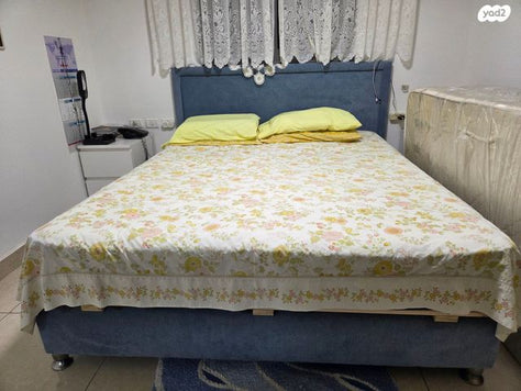 🛏️ מיטה זוגית מהממת + 2 מזרנים אורתופדיים! 💙💤