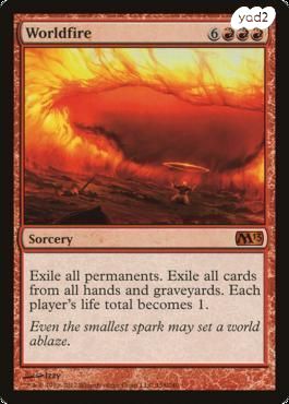 4xWorldfire Mythic MTG