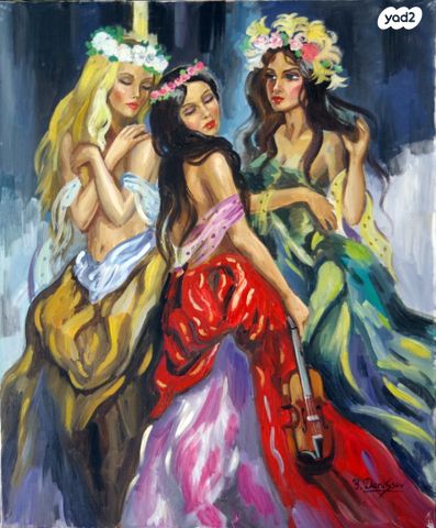 יורי דניסוב, ציור שמן 65X54