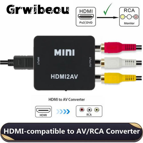 מתאם HDMI2AV HDMI2VGA