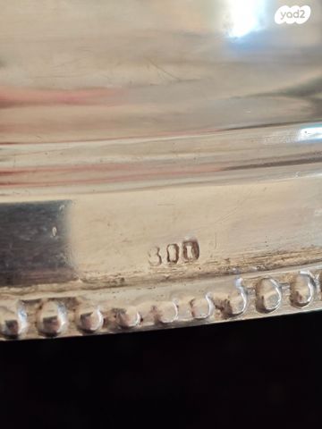 חנוכית כסף 800 מעולה