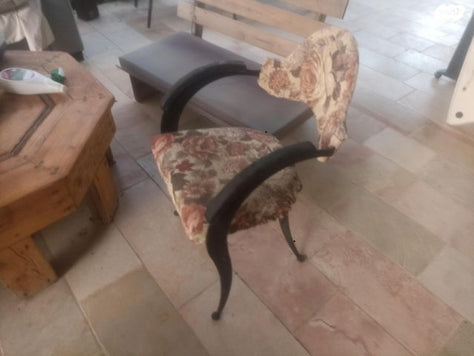 סט 4 כיסאות גינה ברזל