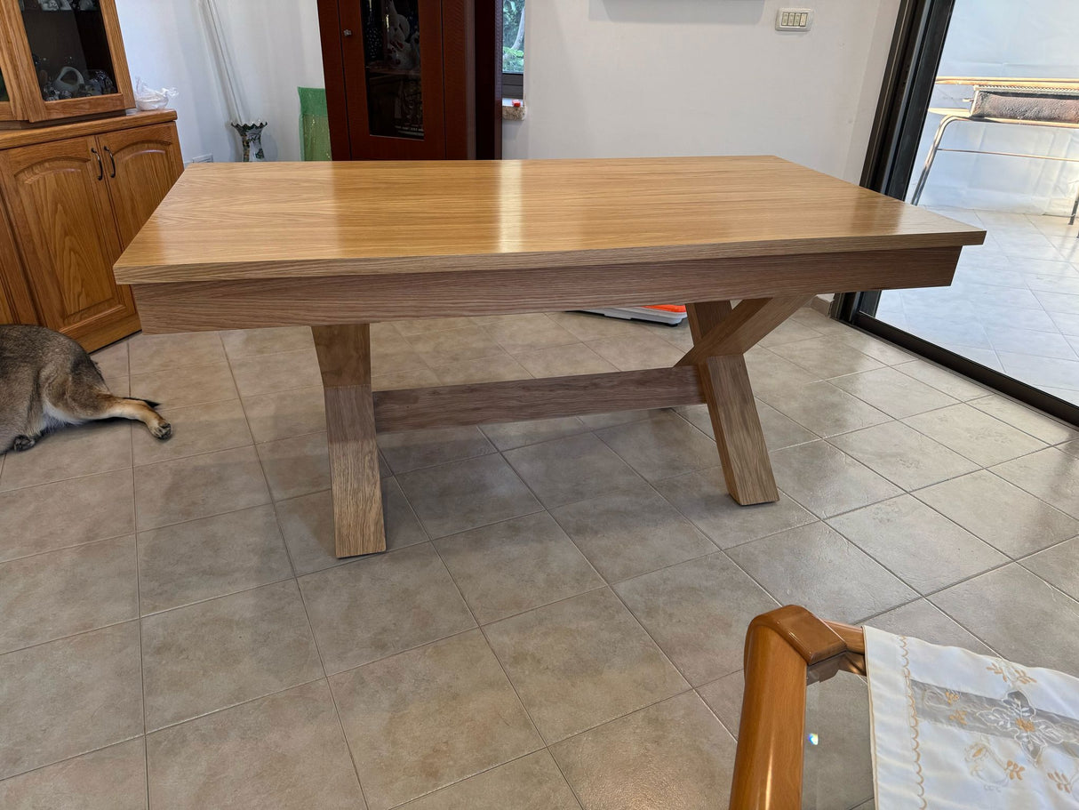 שולחן אוכל 180x100 לא נפתח