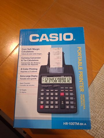 מחשבון casio hr 100tm