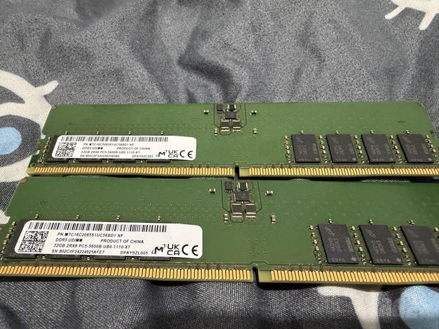 RAM DDR5 64gb(32GBx2) 5600mhz
