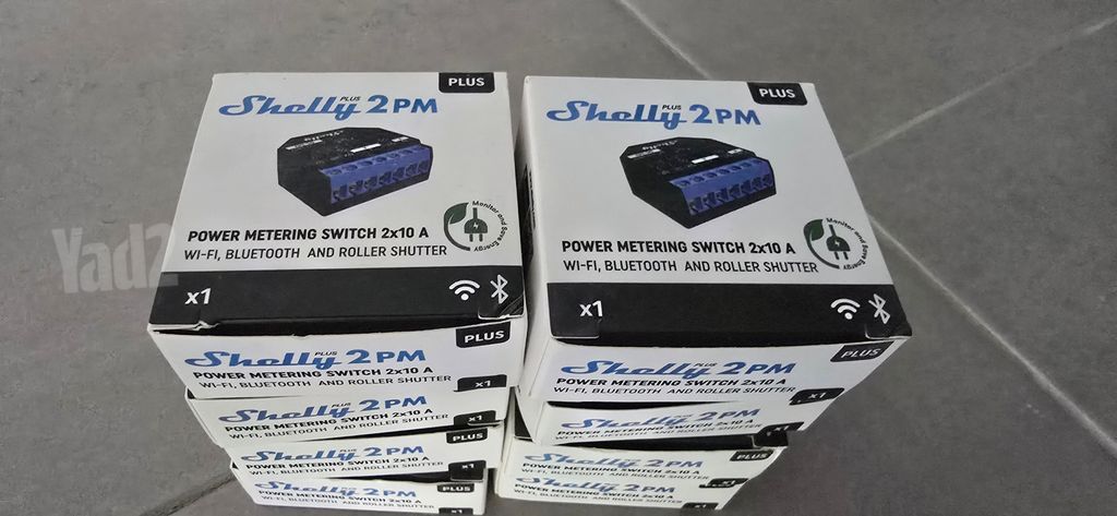Shelly Plus 2PM- מפסק חכם