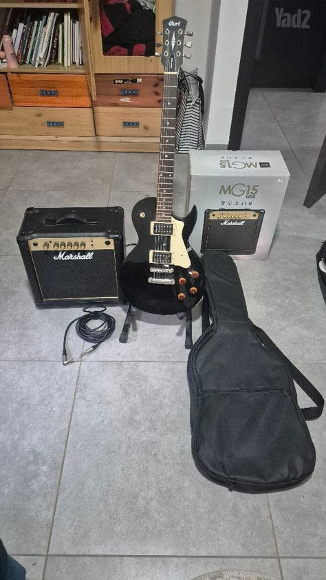 גיטרה Les Paul ומגבר Marshall