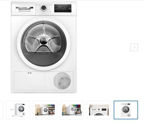 מייבש Bosch 8קג, WTN85203IL