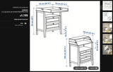 שידת החתלה IKEA דגם SUNDVIK