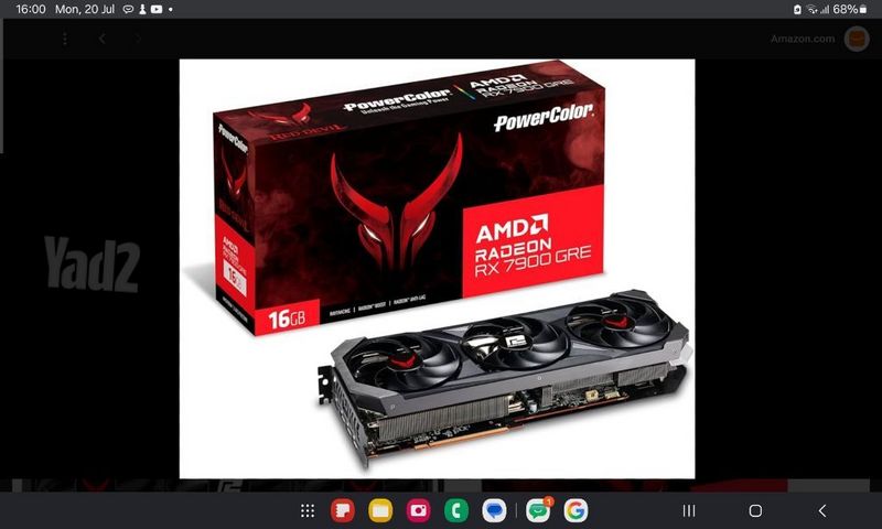 כרטיס מסך rx7900gre red devil