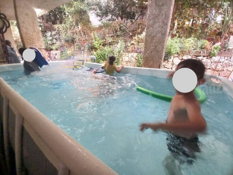בריכת שחיה 200*400*100