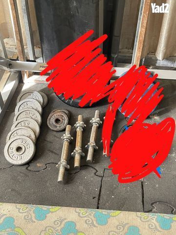 פלטות משקל ומוטות