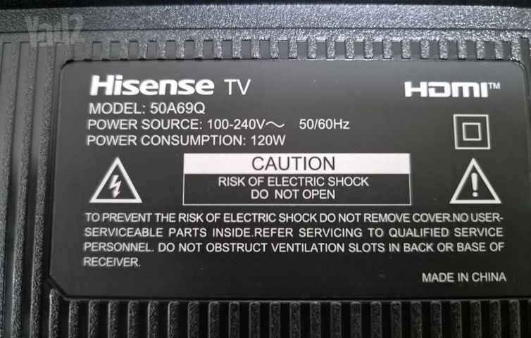 טלויזיה  50״ Hisense