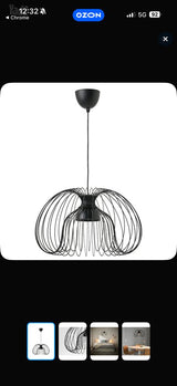 IKEA KALLFRONT מנורה תלייה