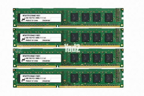16Gb RAM 4x4Gb DDR3 1600MHz