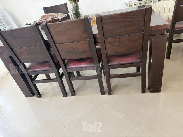 כיסאות מעץ אגוז אפריקאי