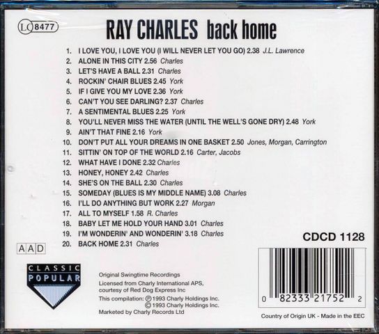 Ray Charles Back Home