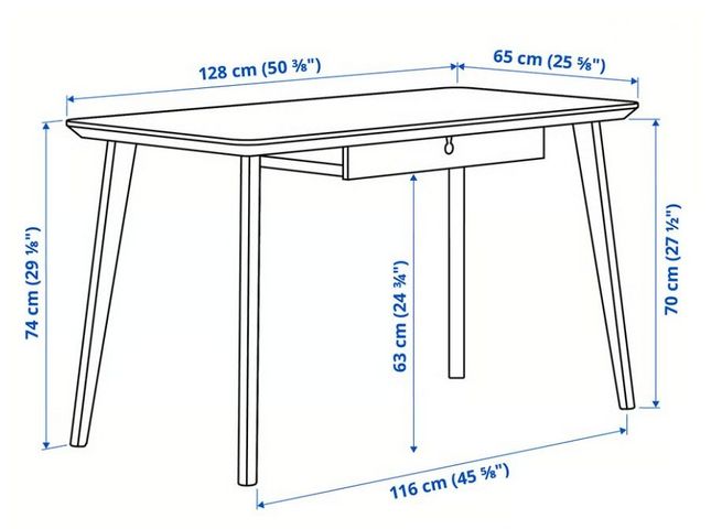 שולחן כתיבה IKEA LISABO