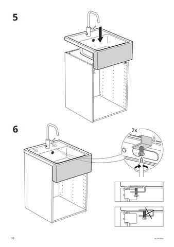 כיור נירוסטה ikea bredsjon