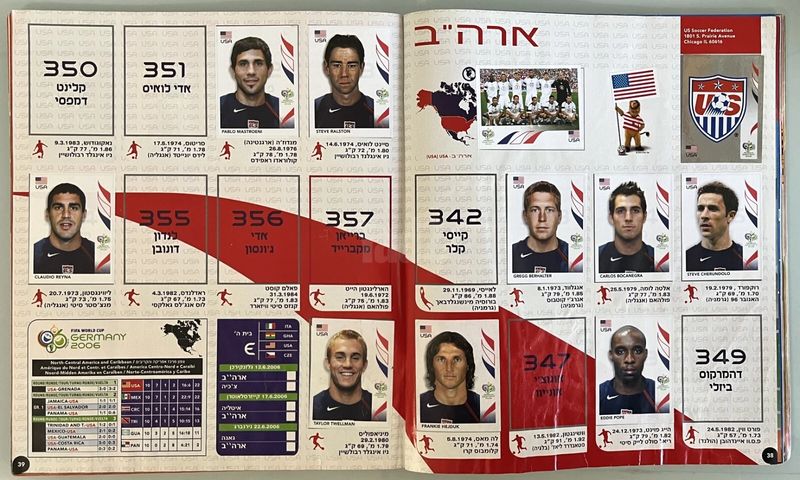 אלבום מדבקות גרמניה 2006