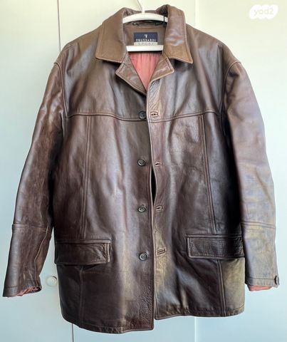 מעיל עור TRUSSARDI