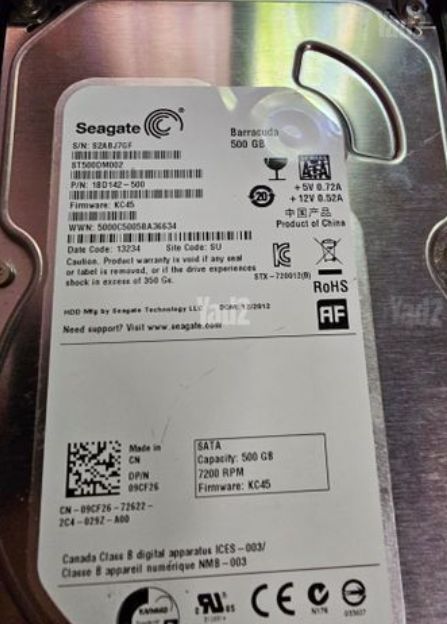 Seagate 500gb hard disk