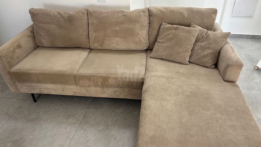 ספת קורדרוי פינתית (שזלונג)