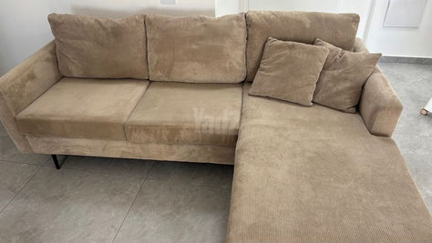 ספת קורדרוי פינתית (שזלונג)