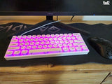 מקלדת gk61 ועכבר hyperx