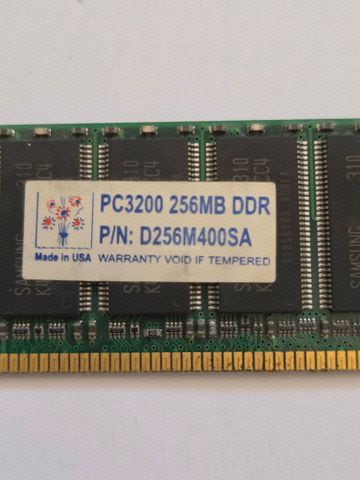 256MB DDR1  D256M400SA
