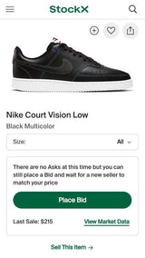 נעלי נייק Court vision low