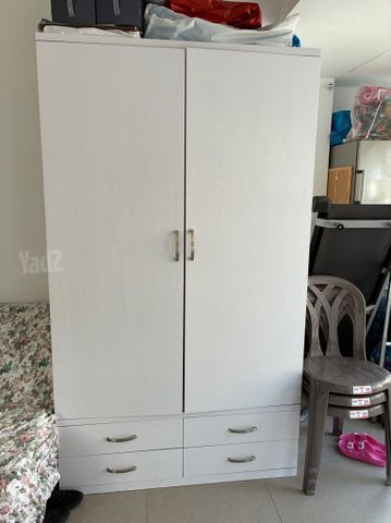 ארון 2 דלתות לבן