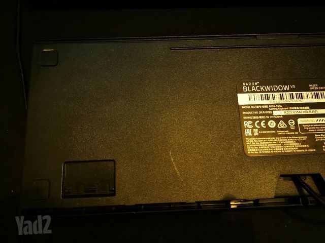 מקלדת  רייזר black widow v3