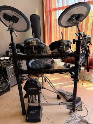 Roland TD-15 + מגבר