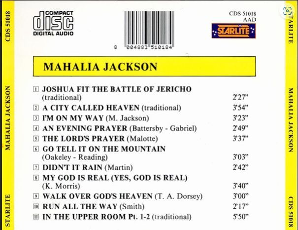 Mahalia Jackson
