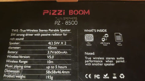 רמקול PiZZi Boom PZ 8500