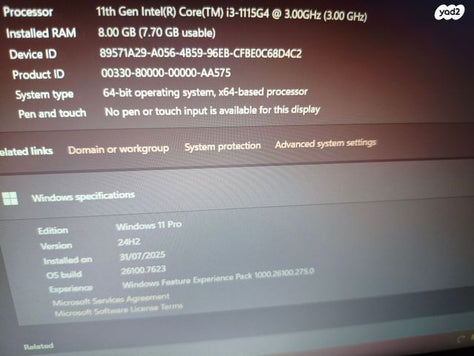 asus vivobook 14" i3 256gb 8gb