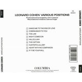 Leonardo Cohen Various Positio
