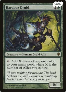 3xHarabaz Druid Foil