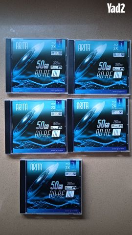 Blu Ray WRITER+דיסקים 50GB,חדש
