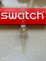 שעון swatch שקוף