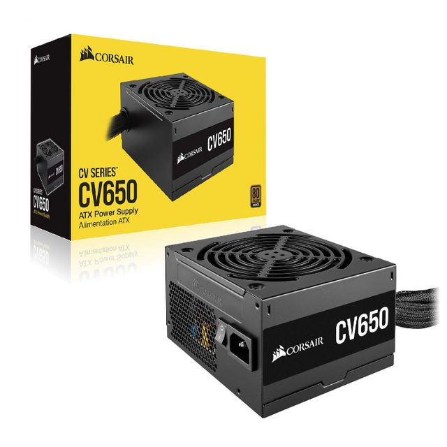 ספק כוח corsair cv650 650w