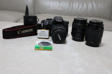 מצלמת canon EOS700D + עדשות