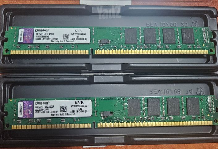 זוג Kingston DDR3 8GB 1333MHz