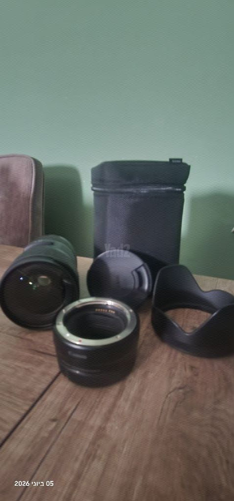 סיגמה 18-35 f1.8 + מתאם לrf