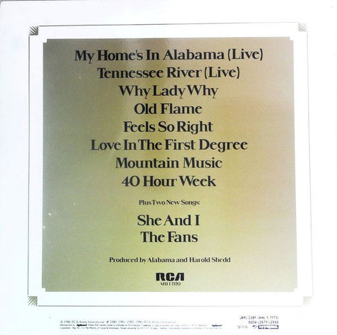Alabama Greatest Hits